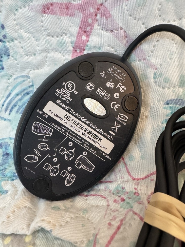 Microsoft Wireless Optical Desktop Receiver 2.1 Model 1028 Replacement