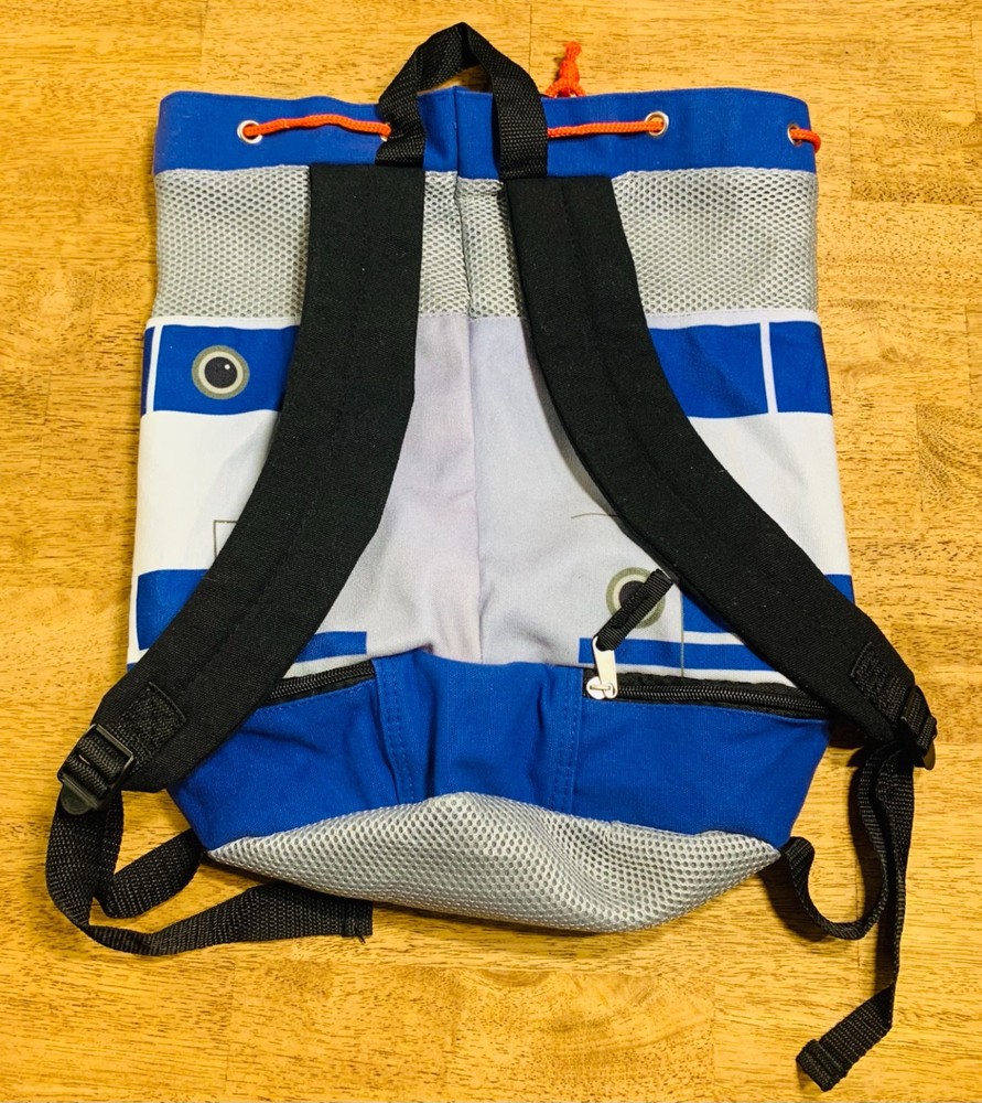 star wars r2d2 drawstring backpack