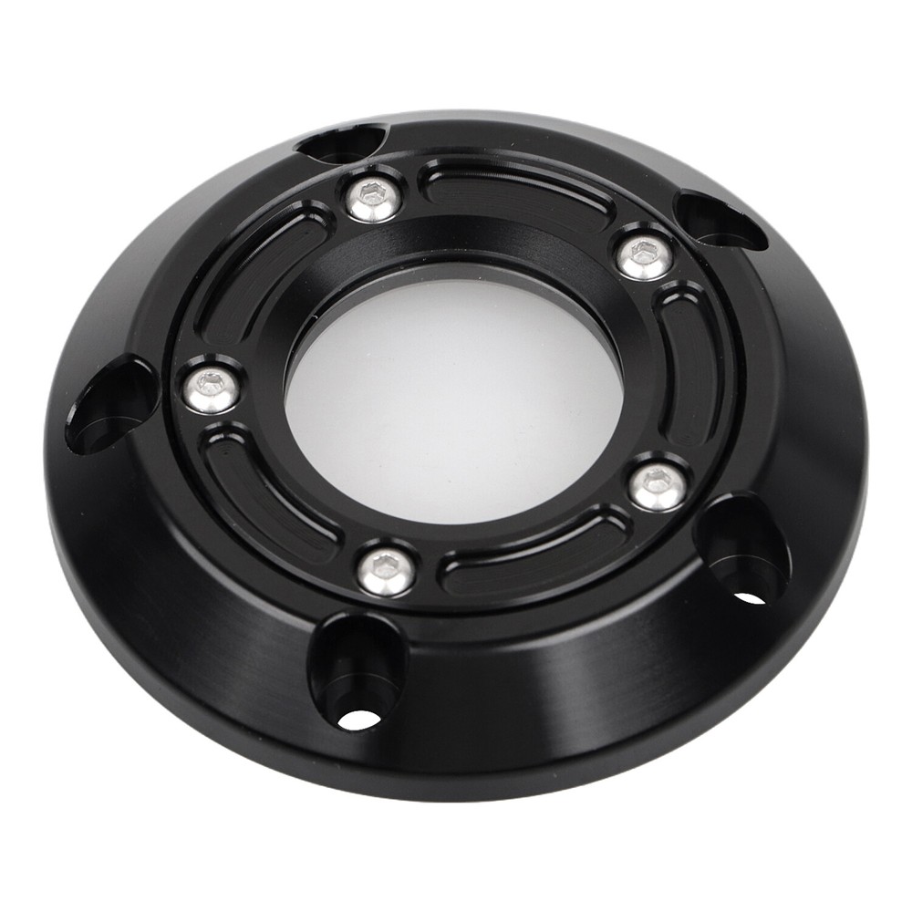 Black Engine Derby Timing Timer Cover For Harley Electra Road Tri Glide FLHTC