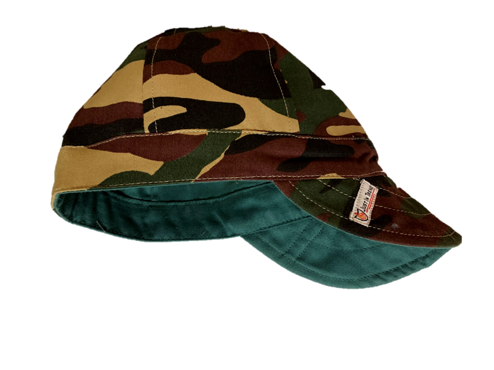 Flame Resistant Reversible Welding Cap - 100%Cotton - 7 oz