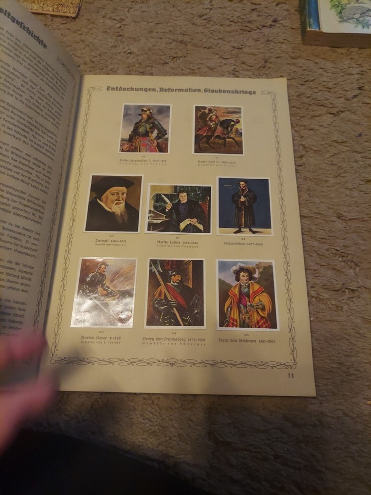 Ww1 German Card Book Completed