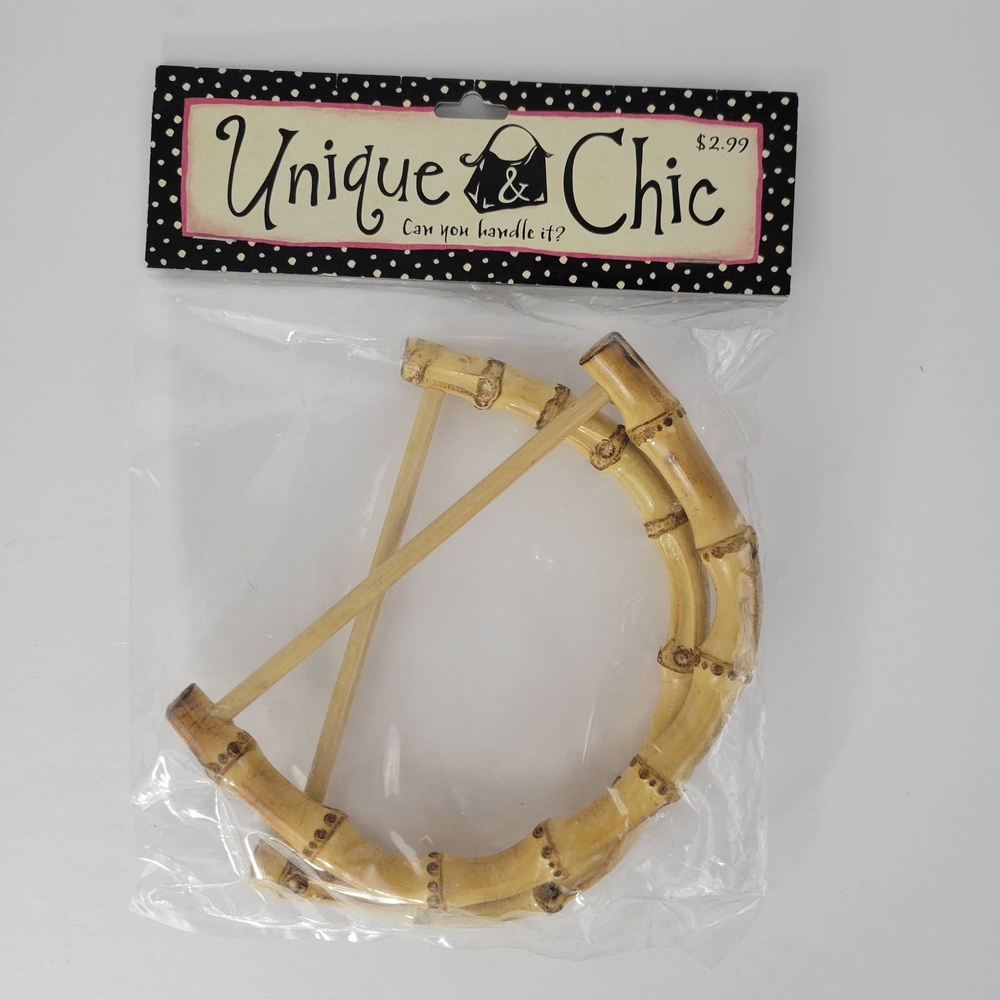 Unique Chic Bamboo Purse Handles