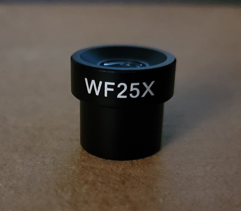 AMSCOPE WF25X MICROSCOPE EYEPIECE 23MM *NEW OPEN BOX*