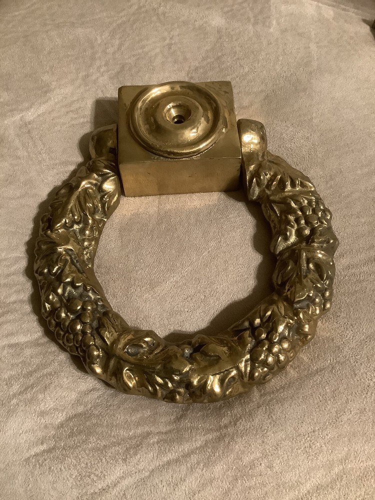 LARGE SOLID BRASS DOOR KNOCKER From Mexico
