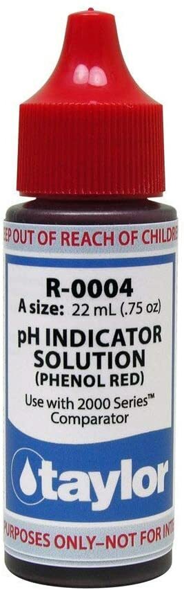 Taylor Technologies R-0004 pH Indicator Reagent, 3/4 Ounce