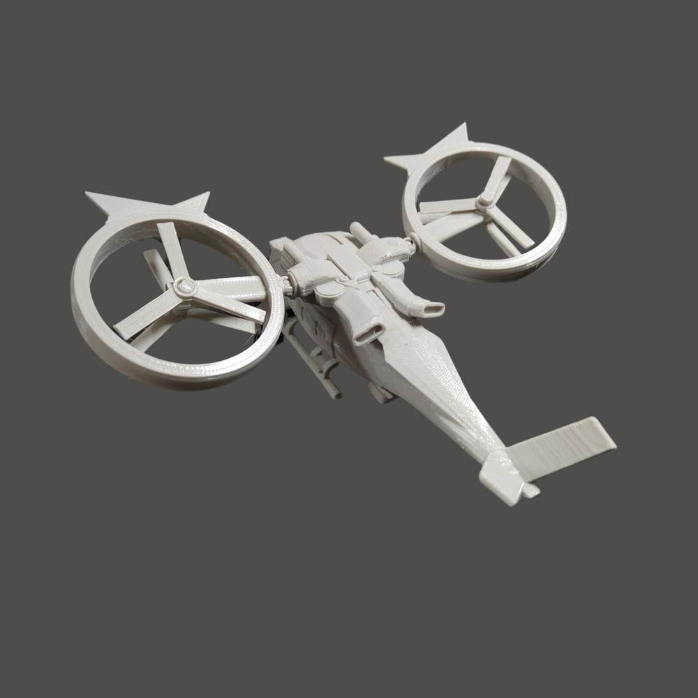 Samson Aerospatial Avatar Helicopter with interior 1:32 Scale DIY model kits