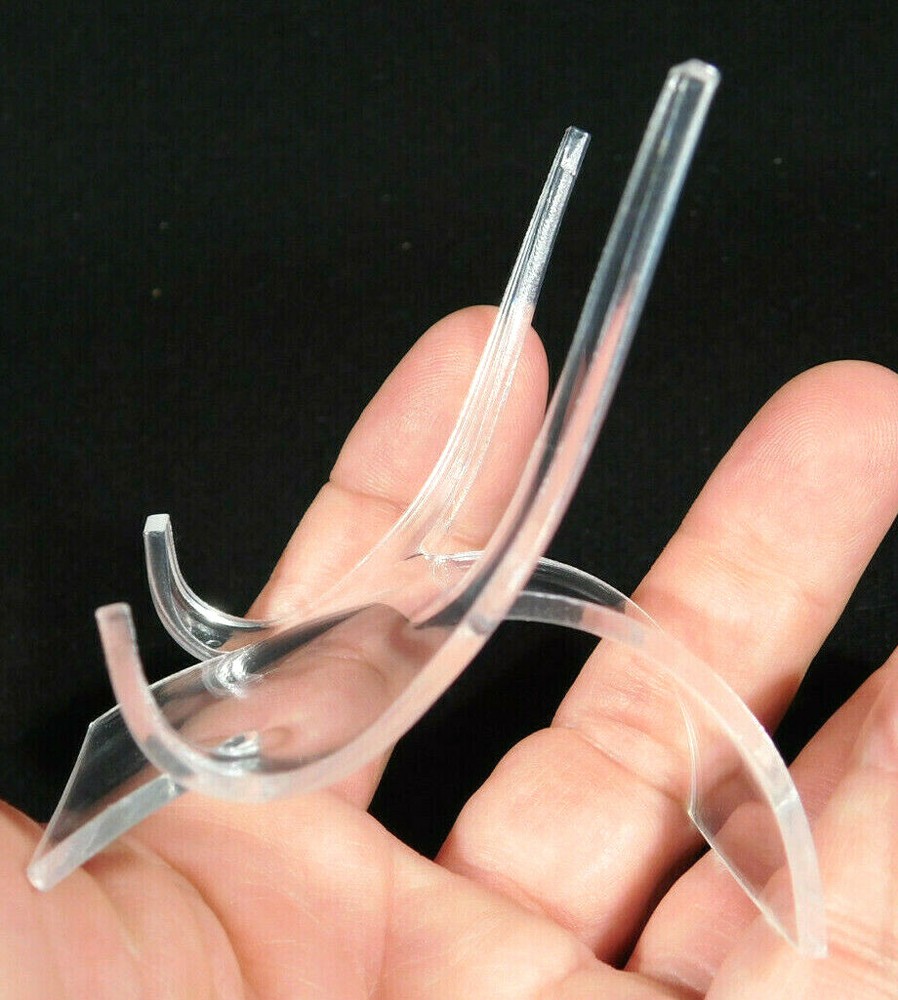 Easel Display Stand Medium Sized Clear LUCITE