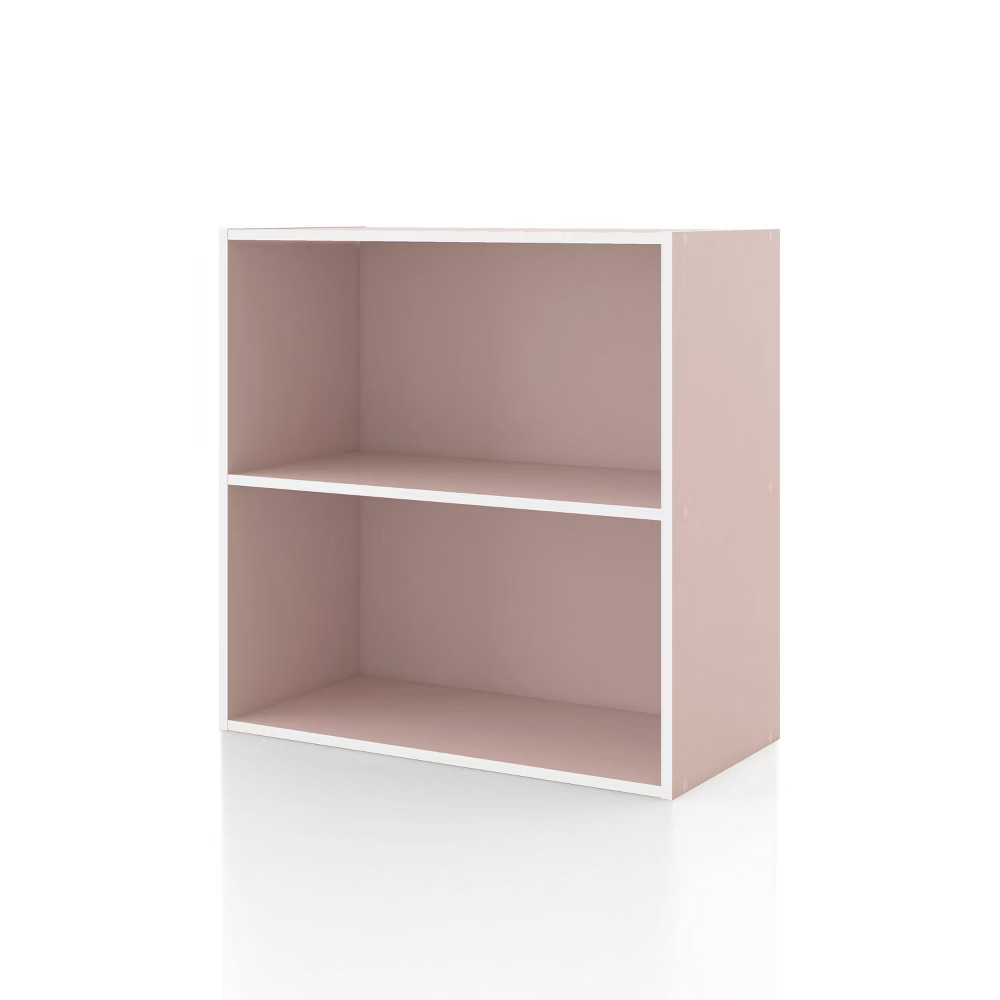 24/7 Shop At Home 23.7" Silkpath Modern 2 Tier Stackable and Modular