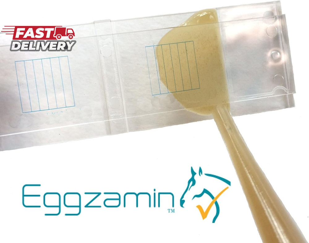 Mcmaster Method Microscope Slide - FEC (Fecal Egg Count) or Worm Count, Double C