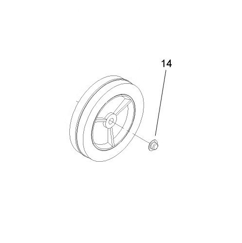 TORO WHEEL (2) PUSH NUTS 32112-14