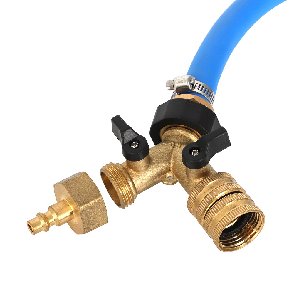 For 03-10 Ford 6.0L Oil Cooler Flush Kit W/ Aluminum Anodize Adapter VT365 VT275