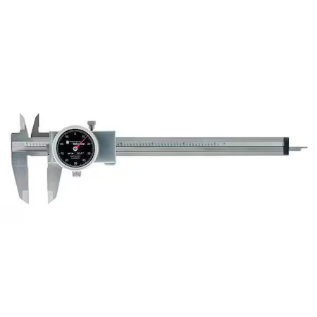 Tesa Brown & Sharpe 00589021 Dial Caliper, Stainless Steel, Black