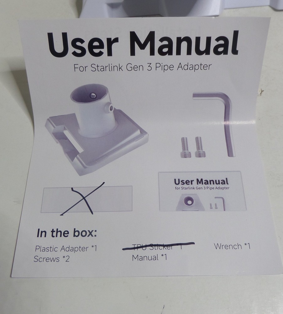 starlink pole mount gen 3