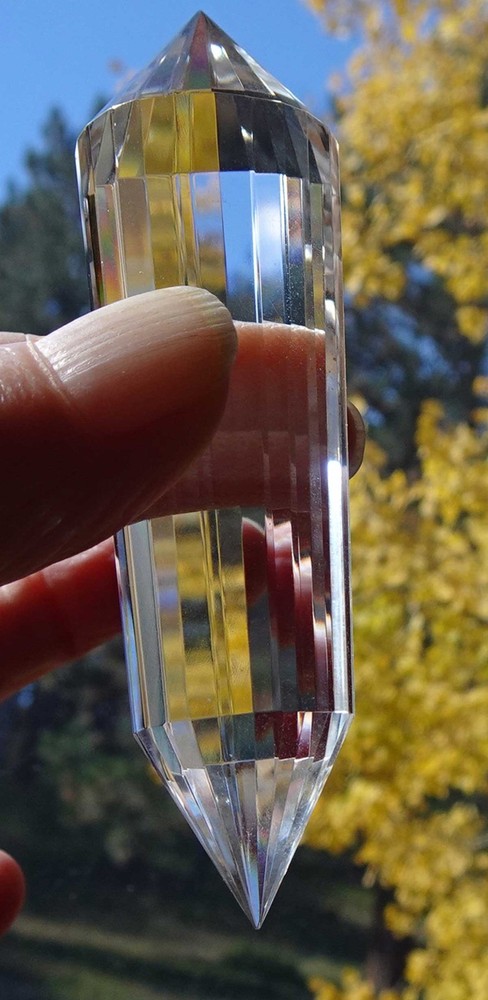 Clear Quartz Vogel 24-sided Crystal - v501