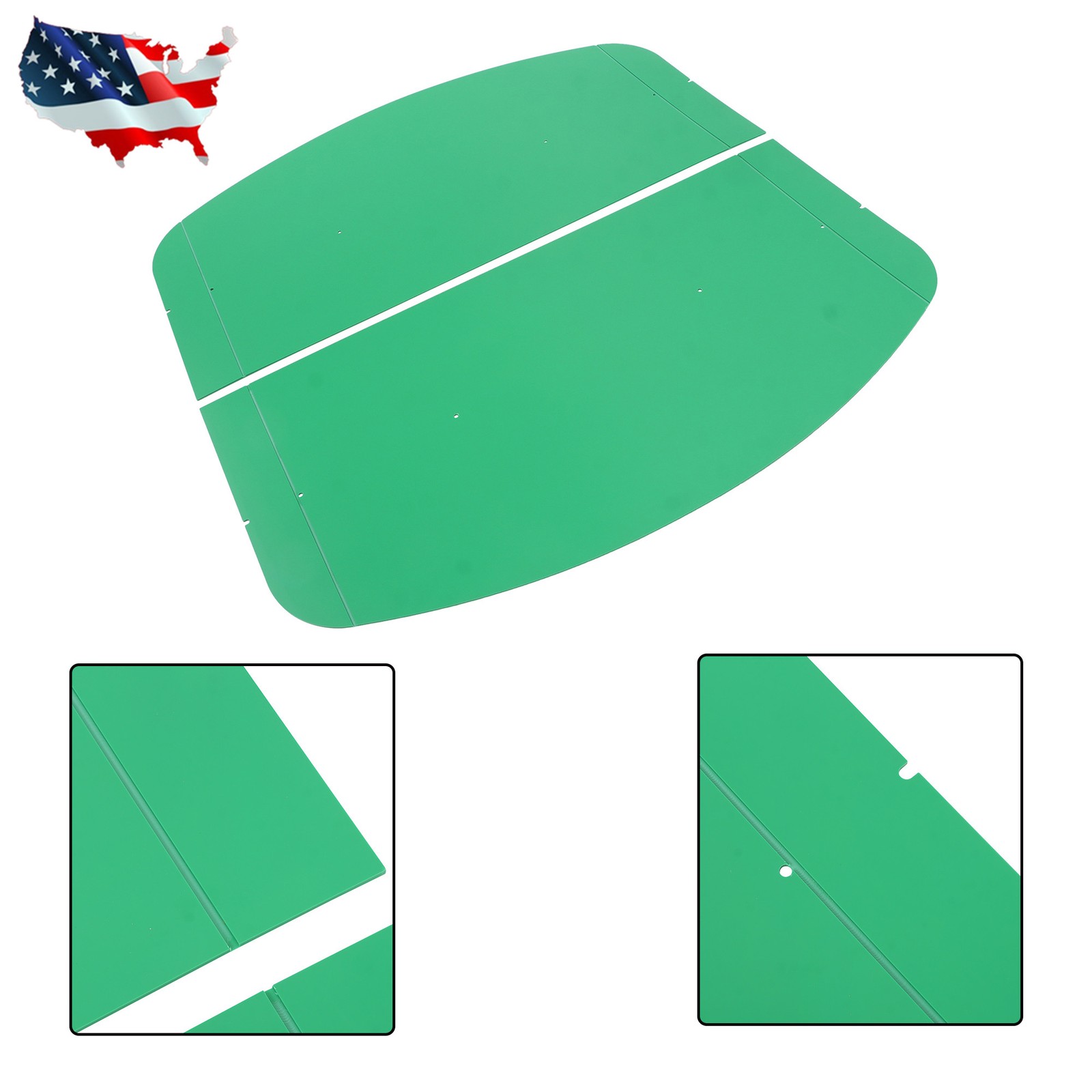 Green Tractor Tuff Top Canopy 52"×52" For 2" x 2" or 2" x 3" Rops Mower Umbrella