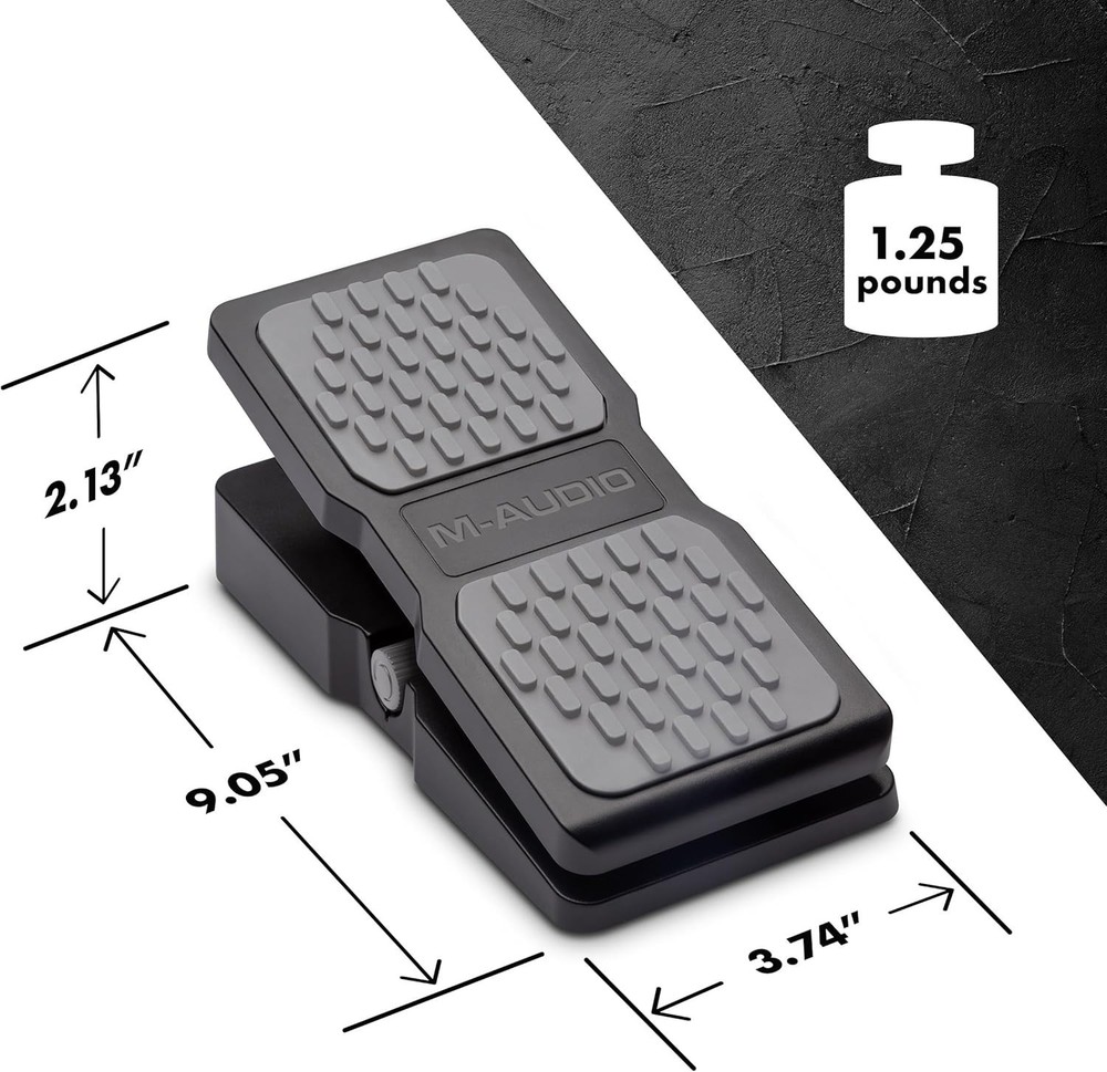 Lightweight EX-P Expression Pedal for Keyboards & Guitar Effects - Versatile Use