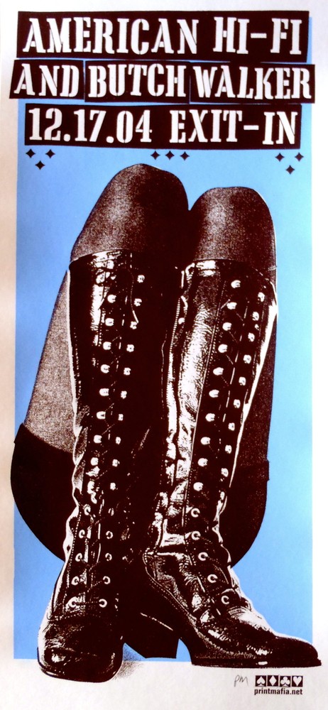 American Hi-Fi Concert Poster Print Mafia A/P Nashville 2004