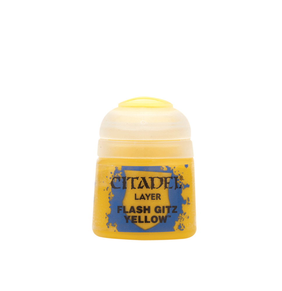 Layer Flash Gitz Yellow 12ml Games Workshop Citadel Miniature Paint