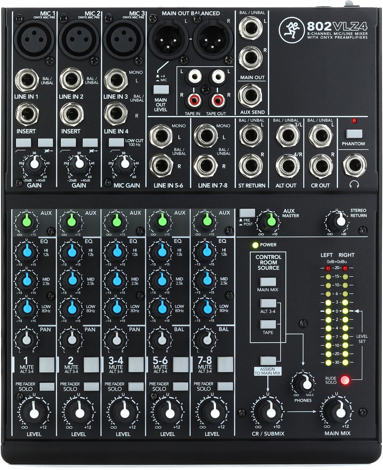 Mackie 802VLZ4 8-channel Analog Mixer
