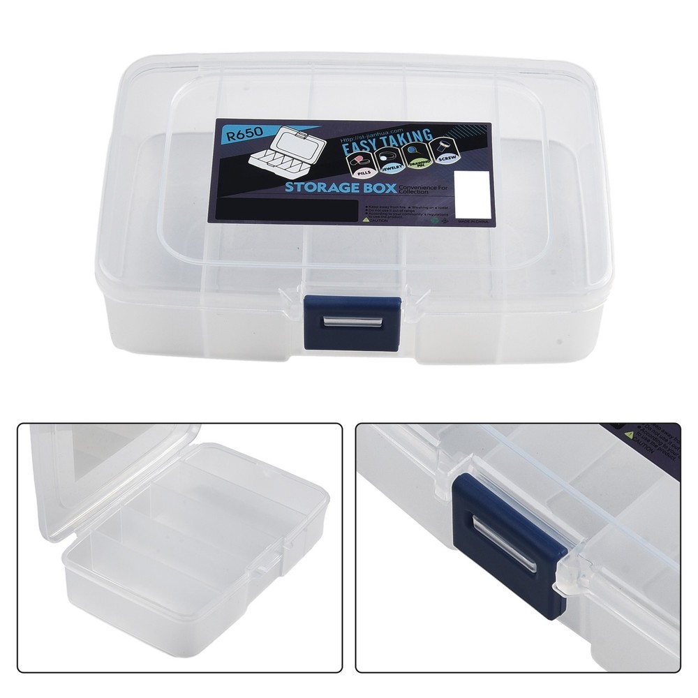 Tool Screws Box Case Box Craft Organizer IC Storage PP Tool Screws Translucent