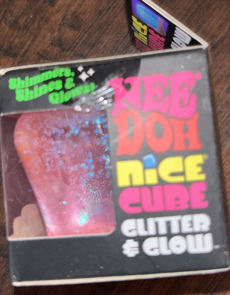 Nee Doh Pink Cube