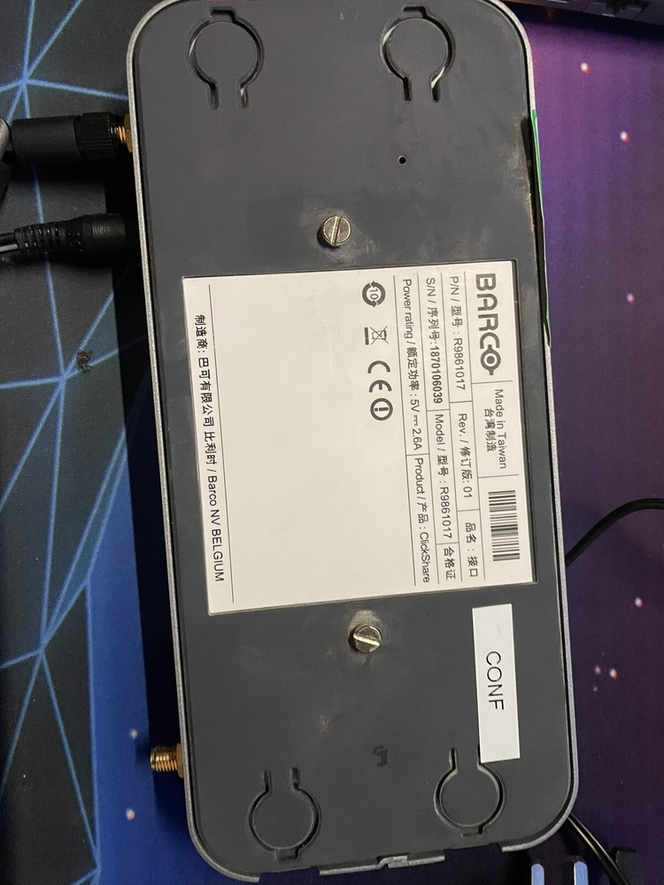 Barco ClickShare R9861017 Wireless Presentation System - UNIT ONLY