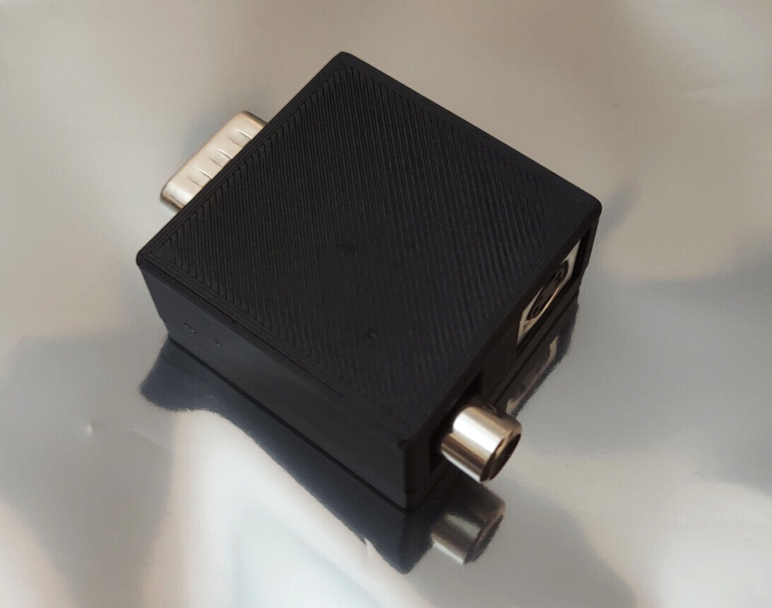 MiSTer FPGA Active Y/C Composite and S-Video Adapter w/ Case (New Version)