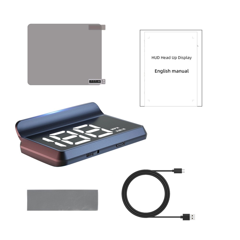 Car Speed Projector HUD with LED Display and Automatic On with Engine Start
