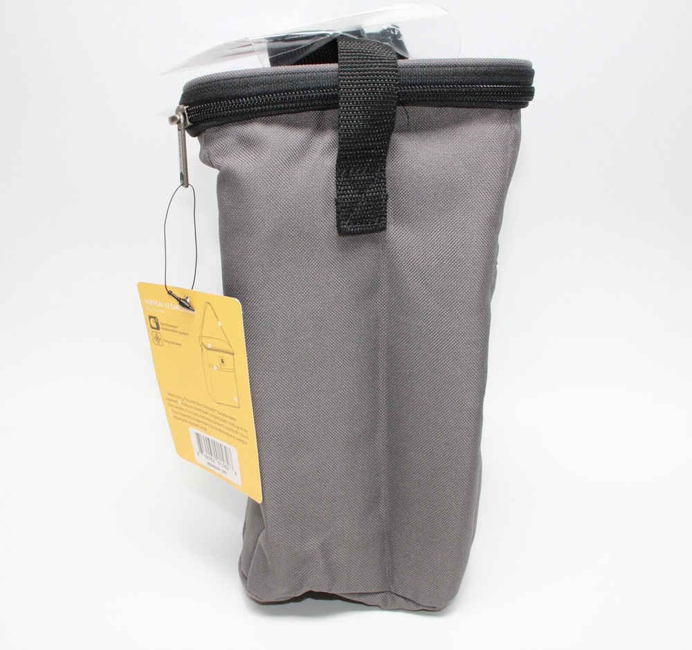 Carhartt Grey Vertical 12 Can Cooler