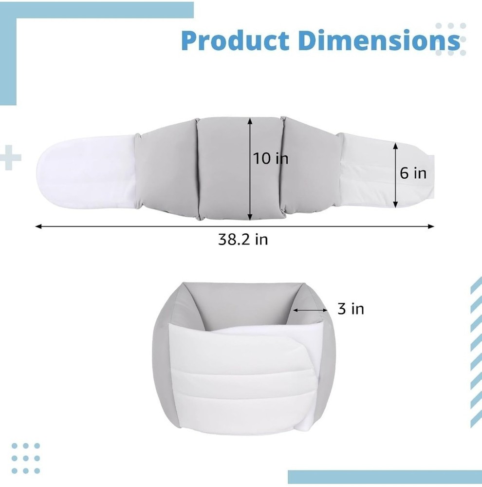 Night Align Support Pillow Adjustable Lumbar Support Cushion with Ergonomic...