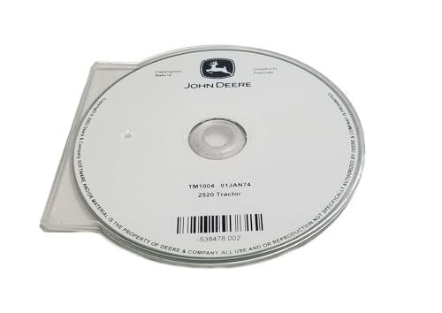 John Deere 2520 Tractor Technical CD Manual - TM1004CD