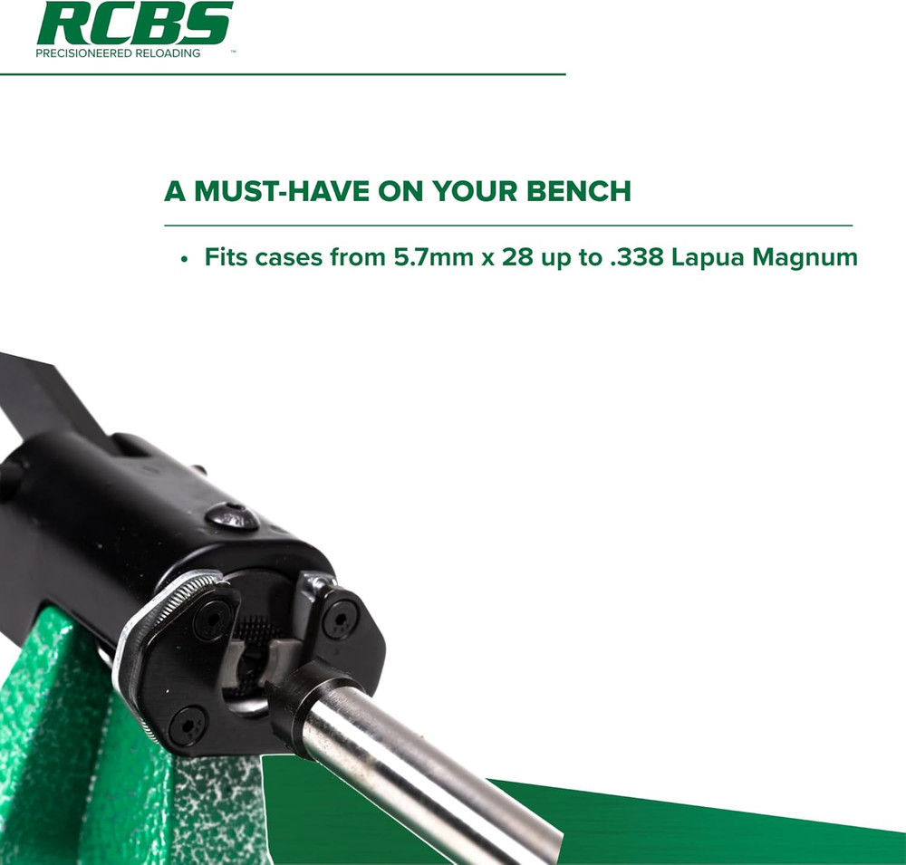 Trim Pro-2 Manual Case Trimmer Kit, Precision Trimming Kit for Reloading, Multi