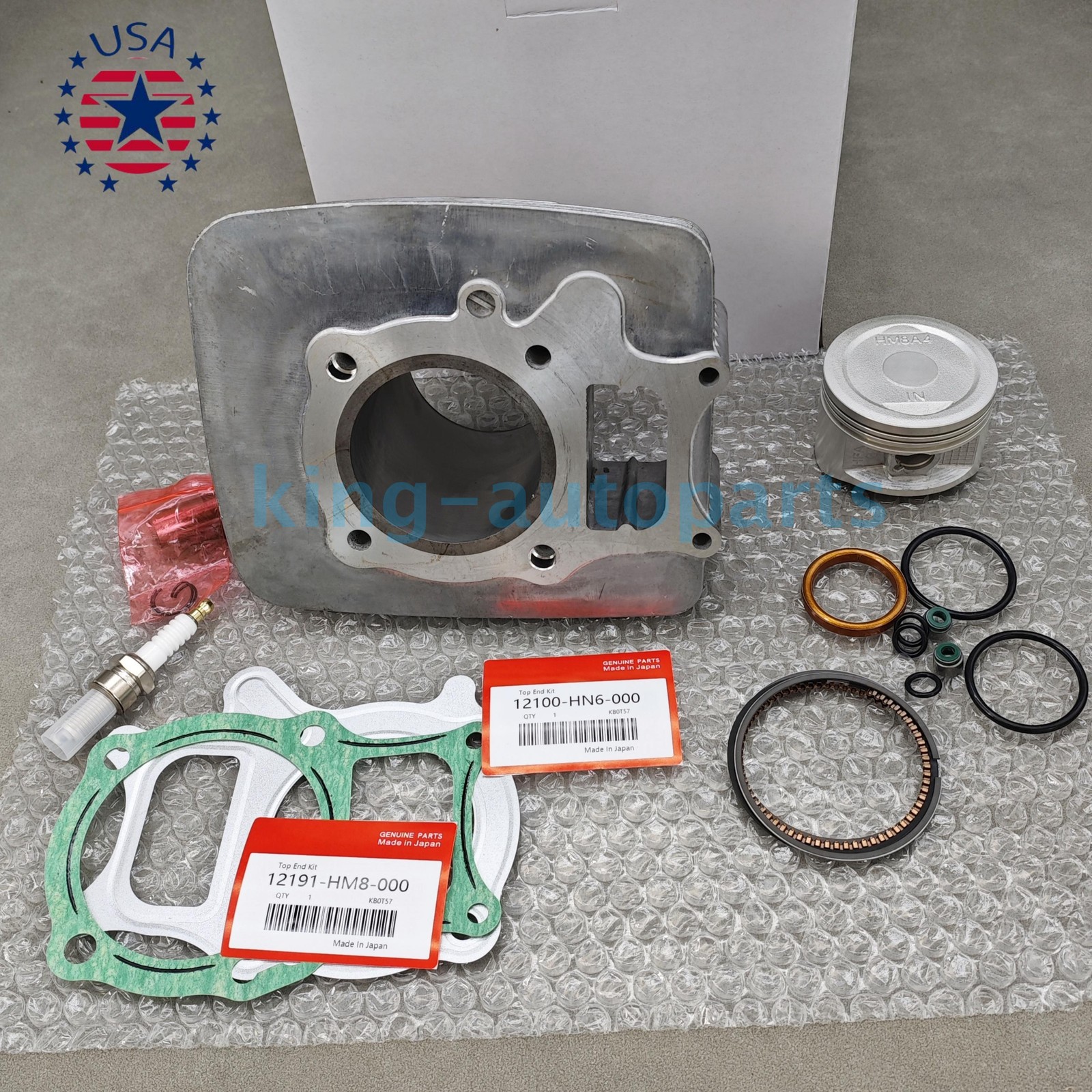 OEM New Top End Rebuild Kit Cylinder For Honda Recon 250 TRX 250 1997-2020