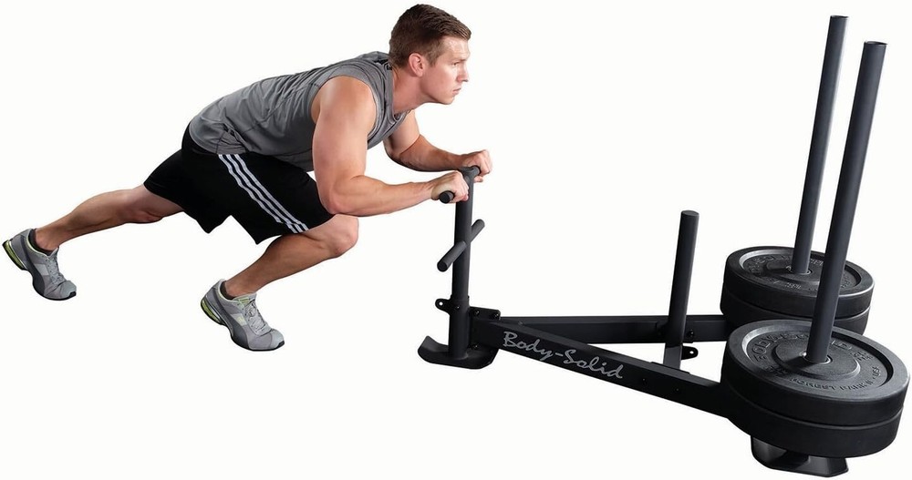 Body Solid GWS100 Weight Sled, Black