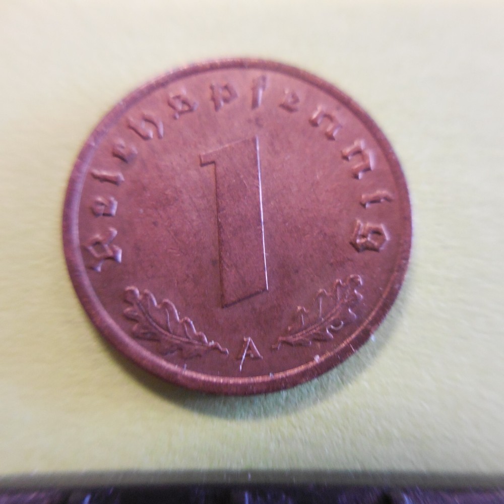 1 Reichspfennig 1939 A Germany Third Reich