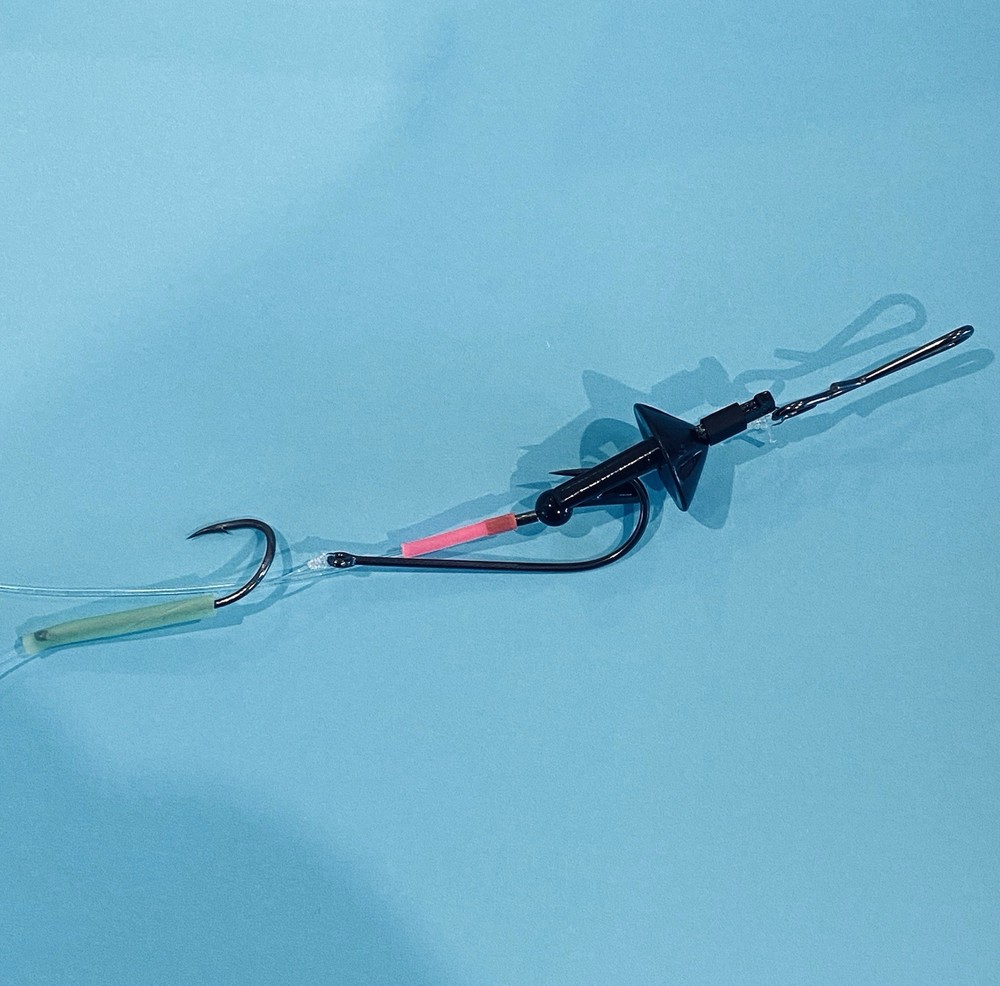 UK‑Made Bass/Cod Rigs (4 Pack) – Clip Down Pennel – 4/0 Hooks
