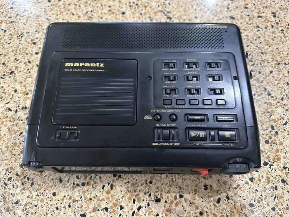 Marantz PMD670 Professional Solid State Recorder - Tested Working - US Seller