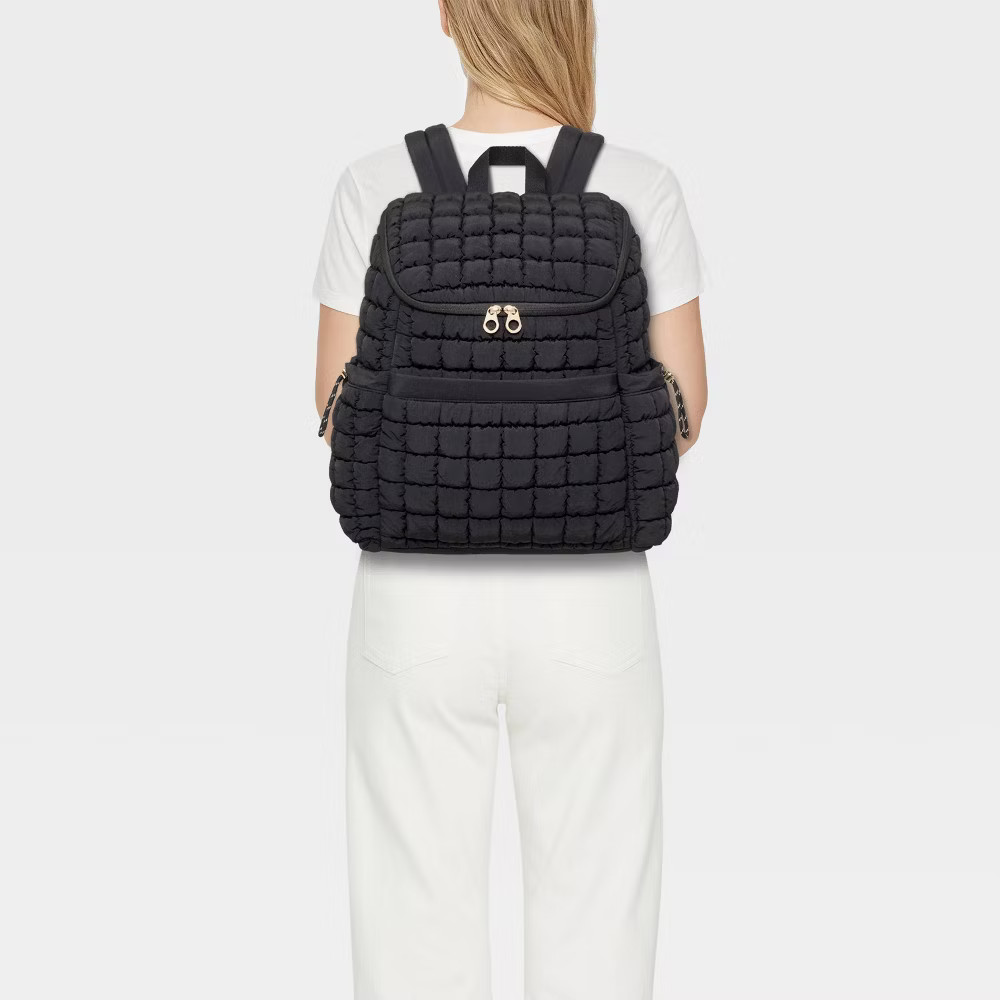 Puffer Backpack - Universal Thread Black