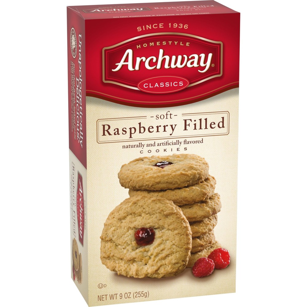 Cookies, Raspberry Filled, 9 Oz