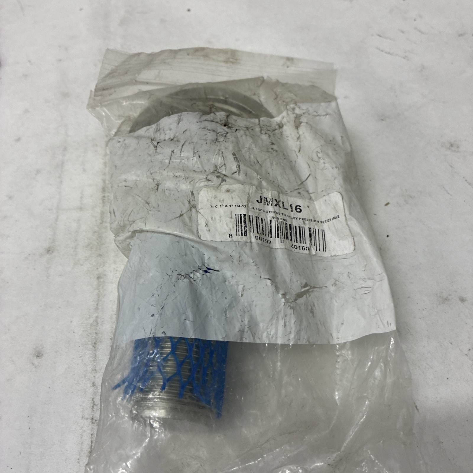 JMXL16T 1 1/4"-12 LH Male Rod End PTFE Liner Quarter Midget Go Kart