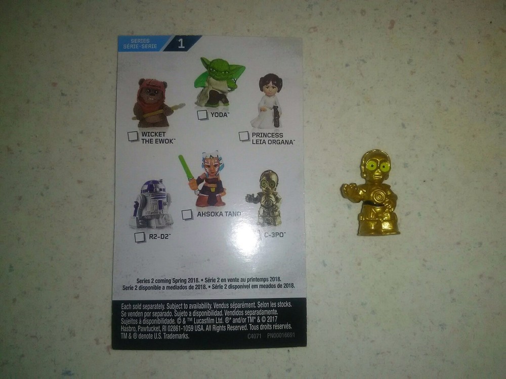 Star Wars Micro Force C3-PO & Character Checklist New