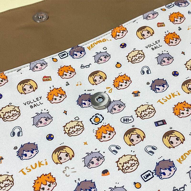 Haikyuu!! Folder File Document Pocket Cartoon Gift Cospaly Canvas Document Case