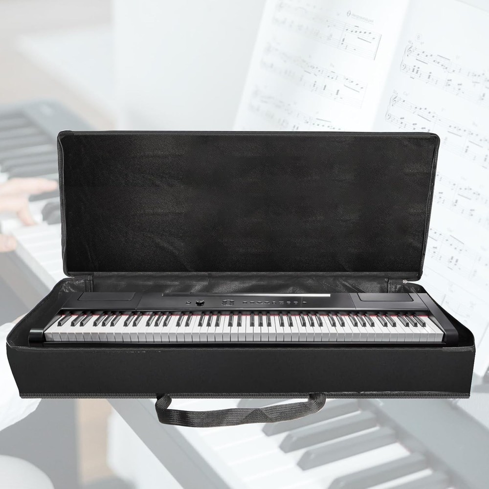 Portable 61-Note Keyboard Soft Case – Thick Padding & Carry Handles Included
