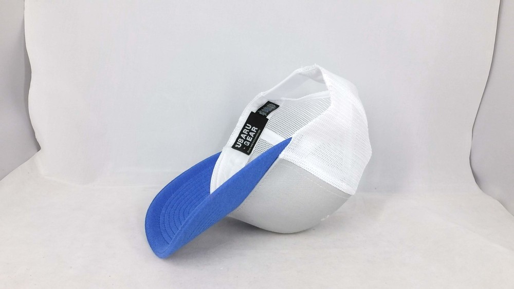 Subaru Logo Blue and White Snapback hat