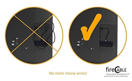 fireCable Wireless Adapter for Firestick, Eliminate Messy Wires & Wall Plugs