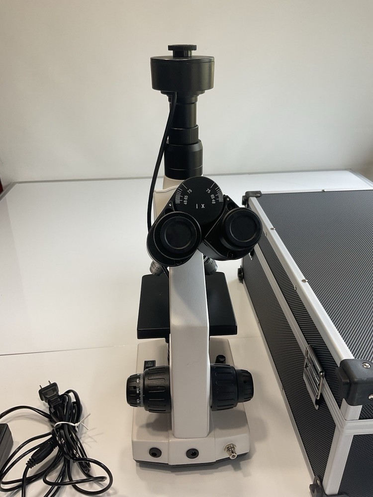 Microscope for Adults with 40X-2500X Magnification, Lab Trinocular Compound