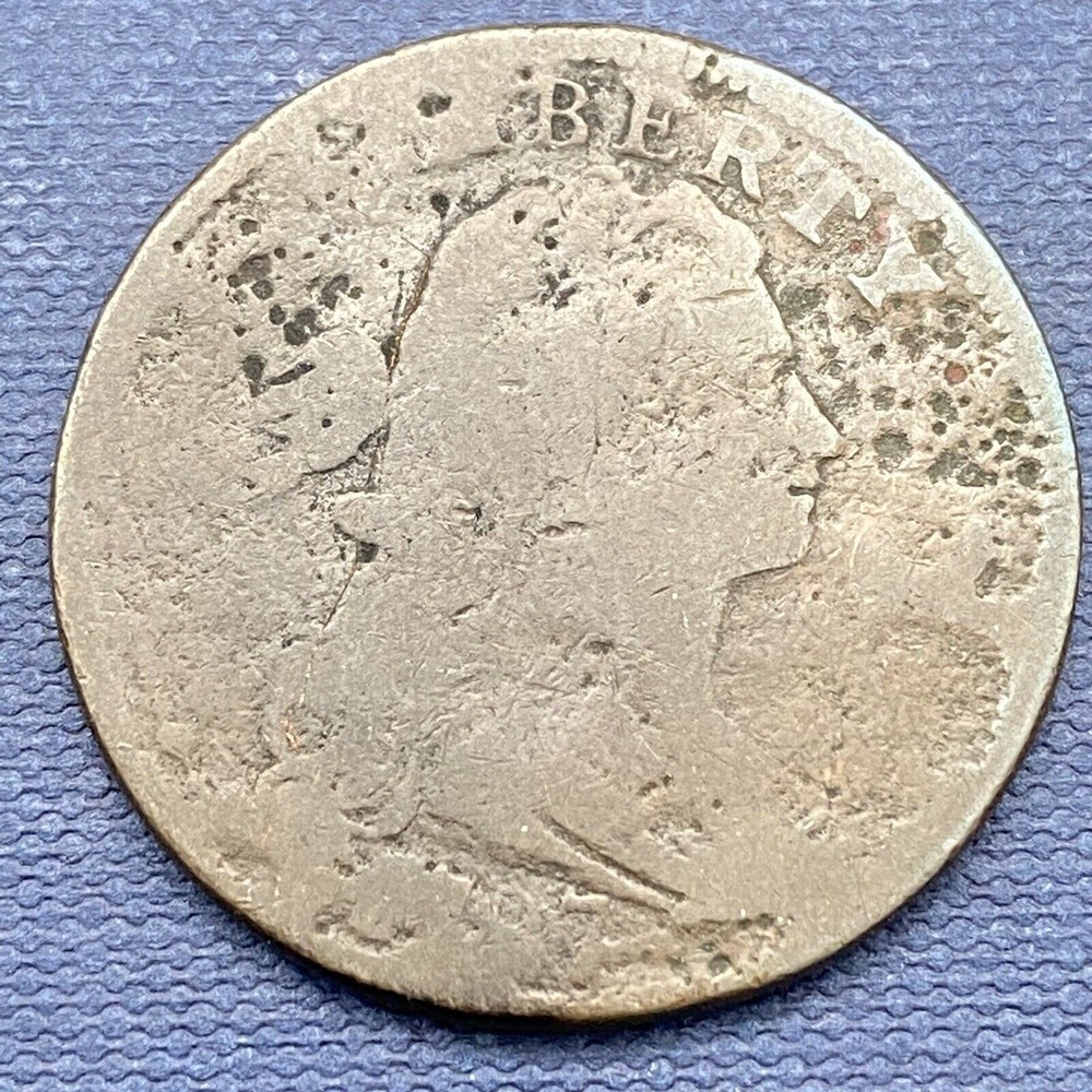1797 Draped Bust Large Cent 1c Circulated #42830