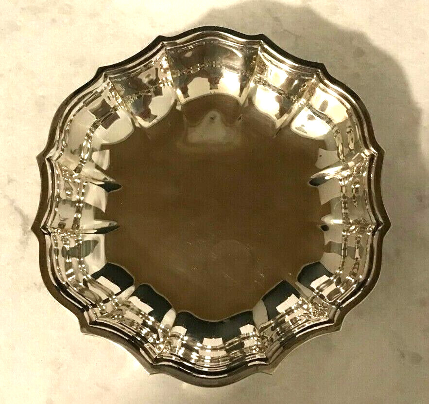 Vintage Chippendale International Silver Company Candy Dish