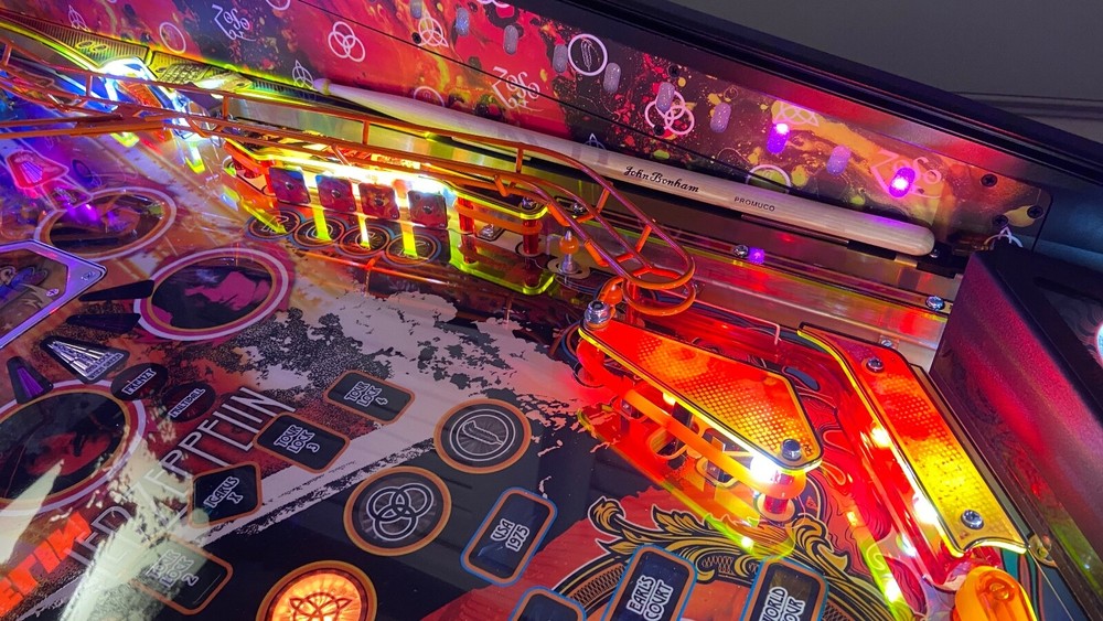 LED ZEPPELIN Pinball MAGNETIC DRUM STICK MOD