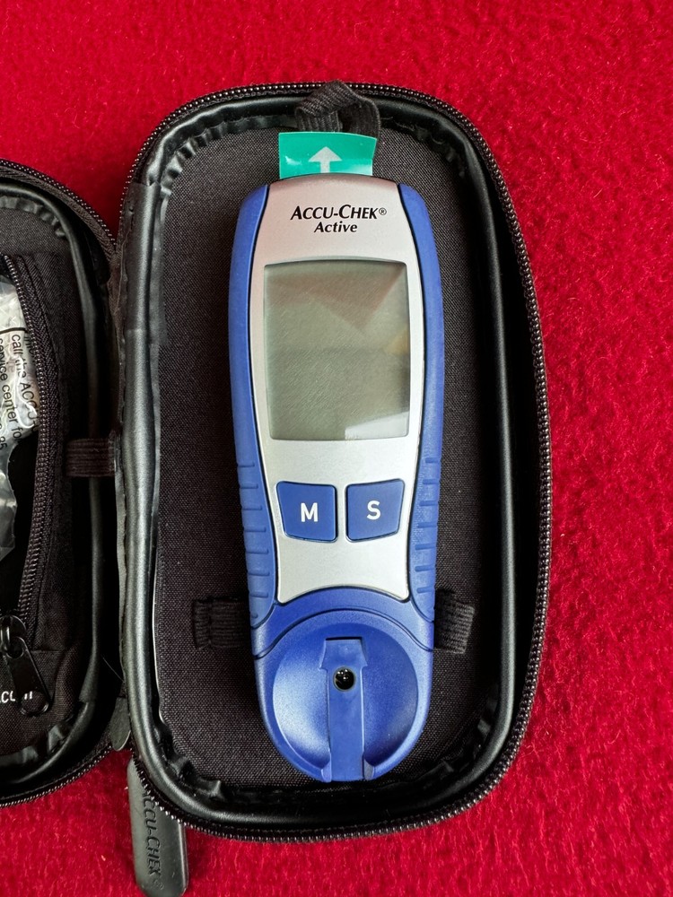 Roche Active Blood Glucose Meter Monitor Glucometer With Coding Chip